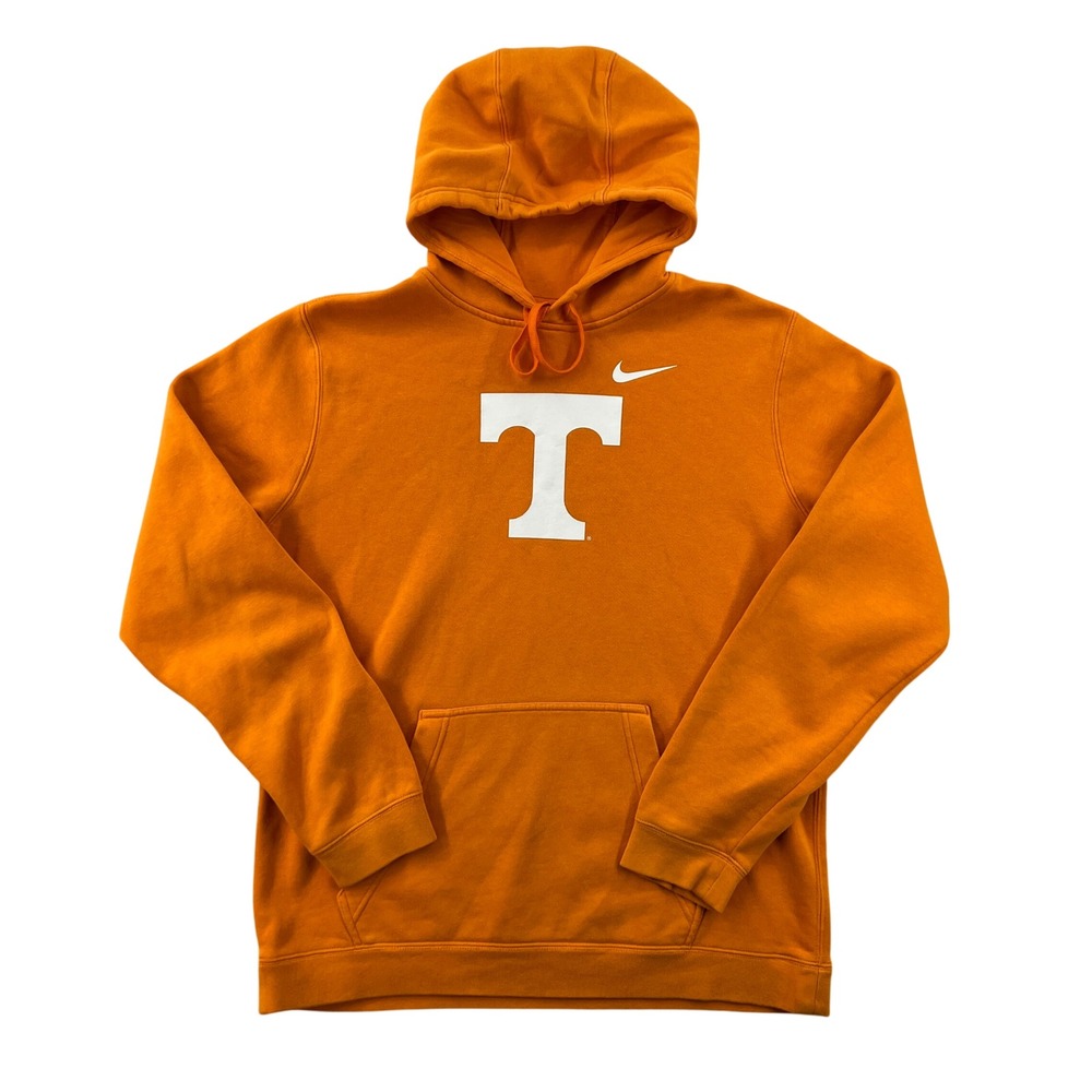 Nike Tennessee Volunteers Hoodie Mens Large Orange University Pullover College